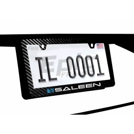 RED COBRA Blue Saleen License Plate Frame Carbon Fiber License Plate Frame Fits Mustang