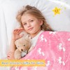 Bibykivn Unicorn Blanket, Cuddly Blanket for Children, Glow in the