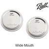 Ball Mason Jar Inner Lid & Ring Set (Wide, Silver