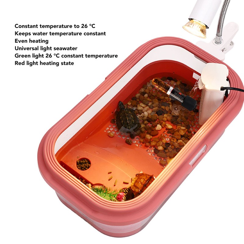 Fish Tank Heater 26℃ Automatic Constant Temperature Quartz Glass Small