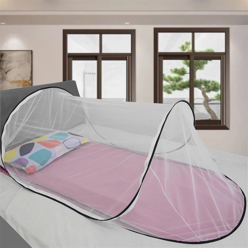 Fransande Foldable Mosquito Net, Ultra Light Pop-up Mosquito Net, Portable