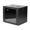 Rosewill 9U Server Rack Enclosure with Glass Door, Locks, &