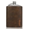 SILVERANT Titanium Hip Flask 248ml/8.73 fl oz, Ultralight Portable Leakproof