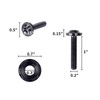 Generic Harley Black Titanium Windshield Screws, Motorcycle Top Performance Fairing