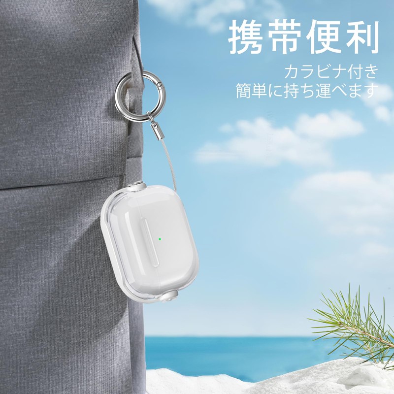 HEIGKOIK AirPods Pro 2 Case, Clear AirPods Pro 2nd Generation