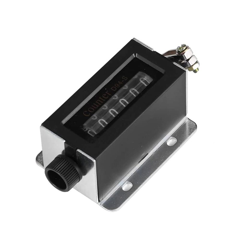 Tiardey Mechanical counter, 6-digit mechanical resettable manual hand pull counter
