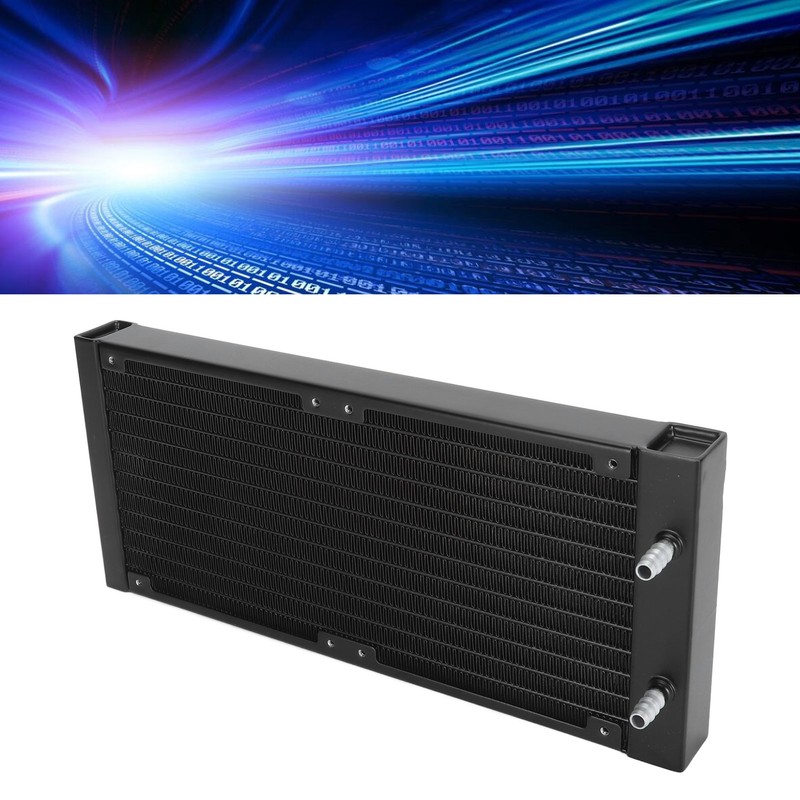 Water Cooling Radiator 12 Pipe 1bar Pressure Test Aluminum Alloy