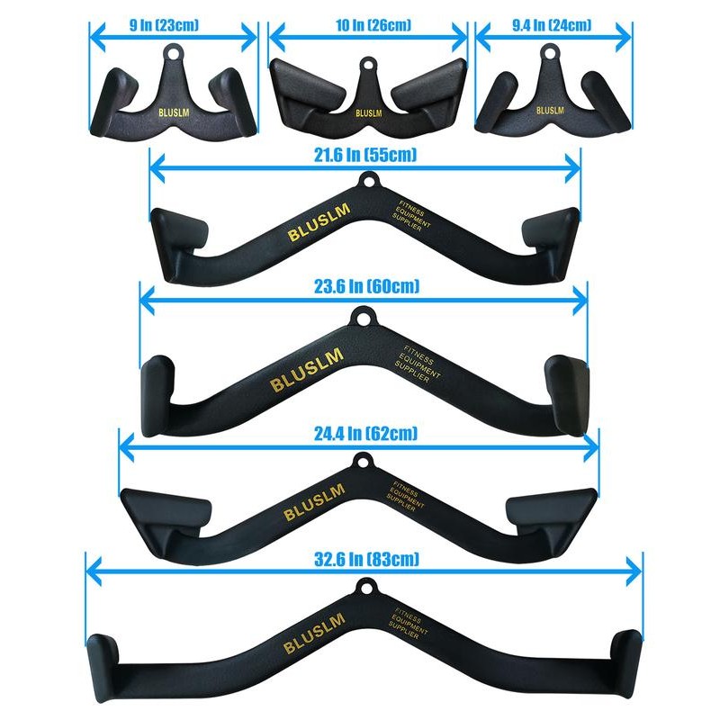 LAT Pull Down Bar for Cable Machine, LAT Pulldown Attachments