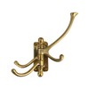 The King's Bay Three Arm Swivel Coat Hook in Polished