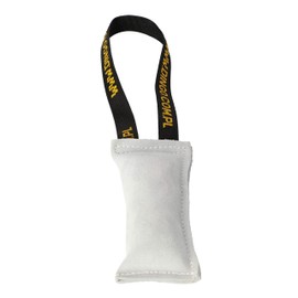Dingo Beißwurst aus Leder mit Halter 18 cm x 6 cm Spiel Training Hundespielzeug 10590