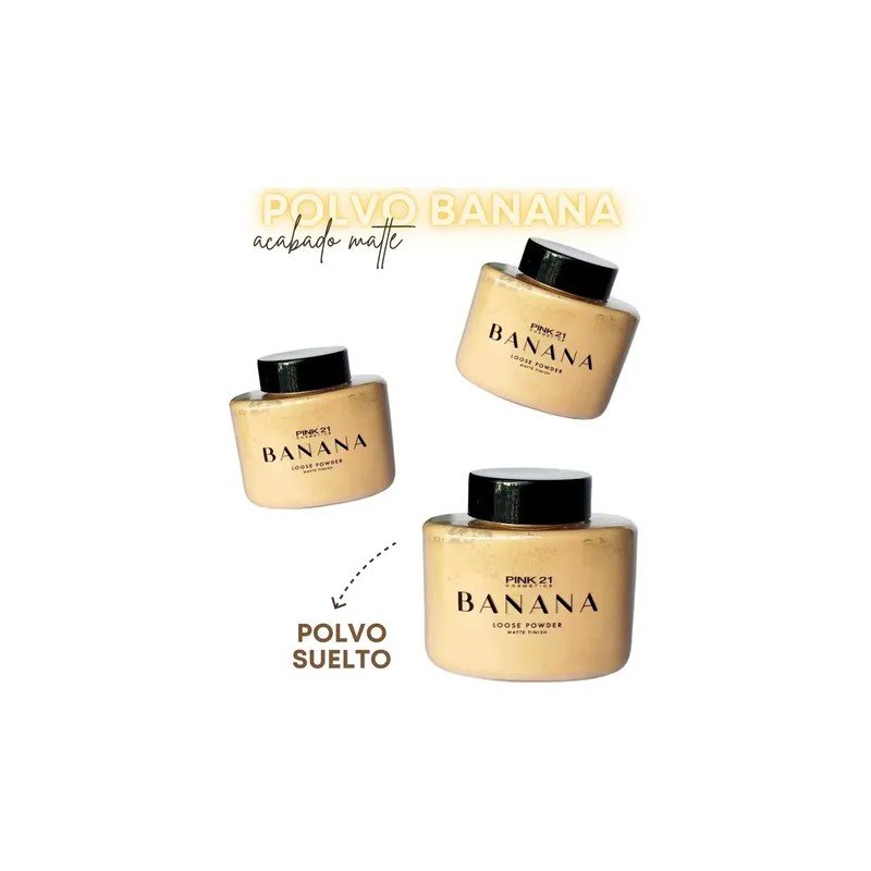 Polvo Translucent Setting Powder Pink 21 Banana