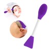 Cepillo Skincare 2en1 Silicón Limpieza Y Aplicador Facial