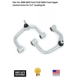 Autoparts Pair For 2009-2022 Ford F150 4WD Front Upper Control Arms For 2-4" Leveling Kit