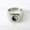 Tioneer Stainless Steel Sun and Moon Yin Yang Symbol Square