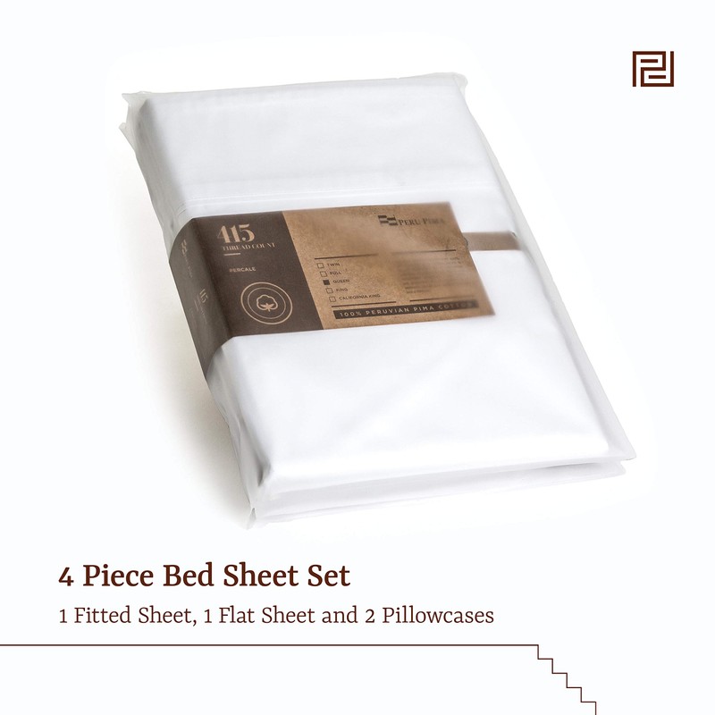 Peru Pima - 415 Thread Count Percale - 100% Peruvian
