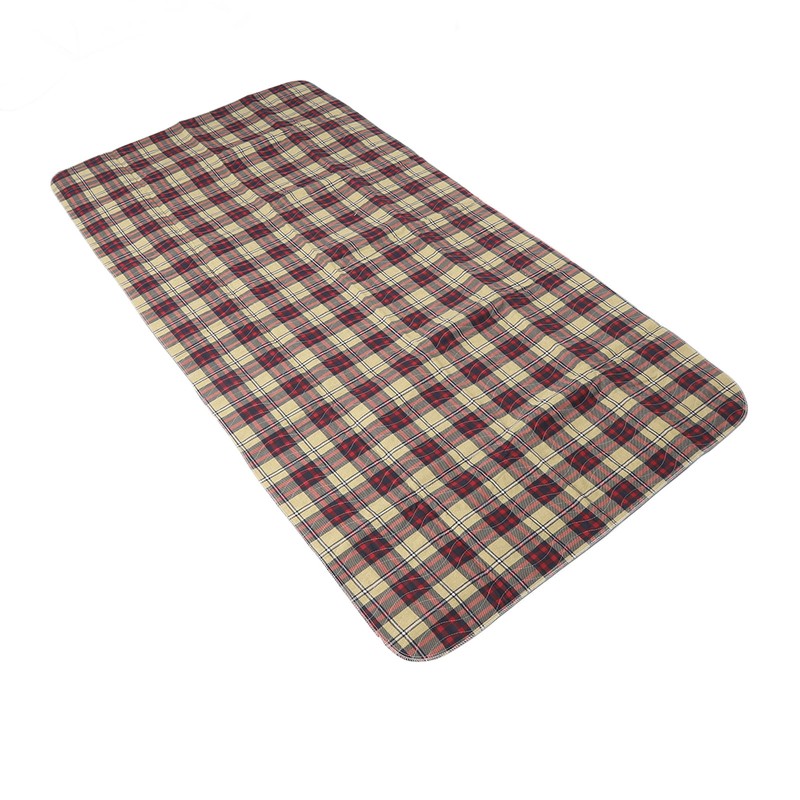 Incontinence Bed Pads Stain Masking Washable Reusable Plaid Underpads for