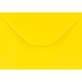 5" x 7" (133x184mm) Coloured Envelopes for Greeting Cards Wedding Invitations & Crafts Pack of 10 (Yellow)