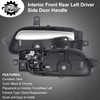 BINWUHU Front Rear Left Driver Side Interior Door Handle Compatible
