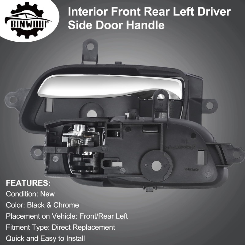 BINWUHU Front Rear Left Driver Side Interior Door Handle Compatible