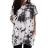 RITERA Womens Plus Size Long Tunic Tops Summer Casual Black