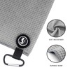 Eunzel Magnetic Golf Towel, Microfiber Waffle Golf Towel with Clip