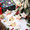 Barydat 9 Pcs Christmas Christian Hanging Ornament Star Shaped Bible