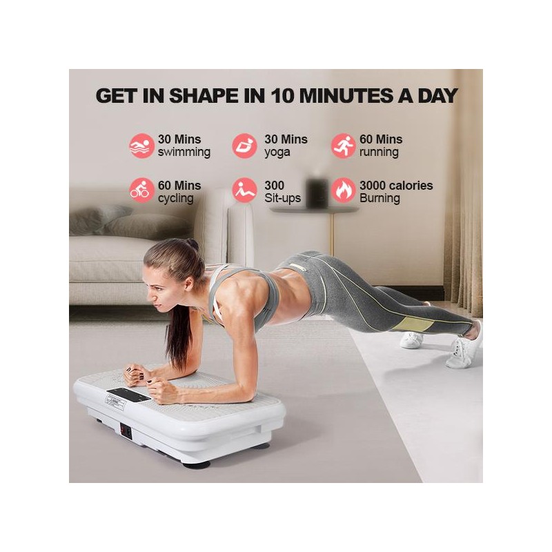 ROTAI Vibration Plate Exercise Machine with 330LBS Loading Capacity, Lymphatic