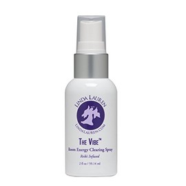 The Vibe Spray, Room Cleansing Spray, Made With Essential Oils, Use To Cleanse Negative Energy, Alternative For Smudging and Burning of Sage, Made in USA, By Linda Lauren