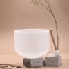 Sevenbowls Singing Bowls 432hz B Note 8-Inch Crystal Singing Bowl