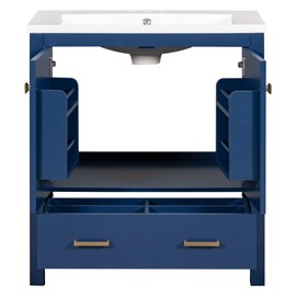 Uneeruiqy Bathroom Vanity, One Size, Blue