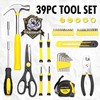 CARTMAN 39 Piece Tool Set General Household Hand Kit with