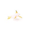 WitnyStore Tiny 1½" Pink Yellow Dolphin Bend Tail Figurine -