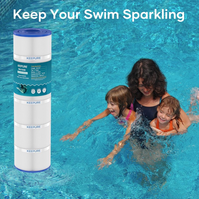 KEEPURE C200S Pool Filter Cartridge Compatible with CX200XRE, C-9442, PA200S,