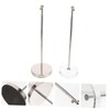 GRIRIW 2Pcs Desktop Flag Holder with Telescopic Metal Flag Pole