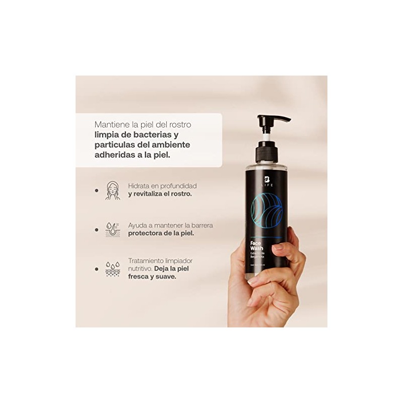 Jabón Facial de 250 ml con más de 97% de
