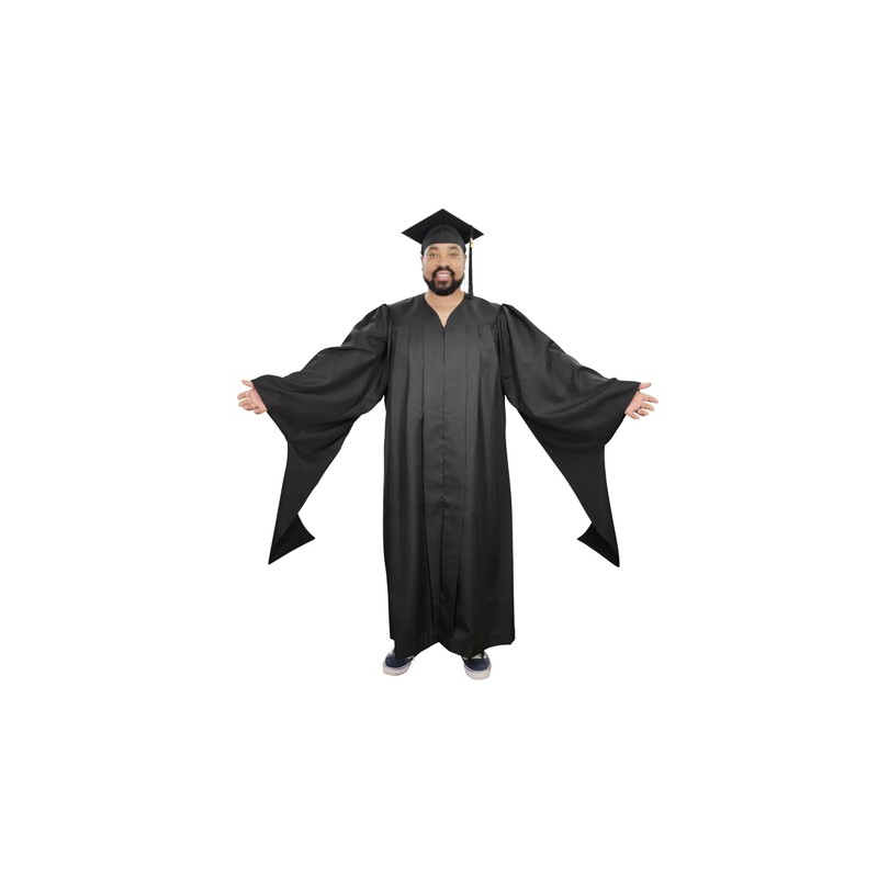 Unisex Masters Cap and Gown with 2025 Year Charm, Masters