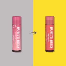 Burt's Bees Burt's Bees Lip Tint Balm Valentines Day Gifts with Long Lasting 2 in 1 Duo Tinted Balm Formula, Color Infused with Deeply Hydrating Shea Butter for a Natural Looking Buildable Finish, Soft Hibiscus (2-Pack)