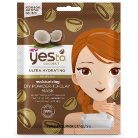 Yes To 5 Pack Yes To Coconut Moisturizing DIY Powder-To-Clay Face Mask