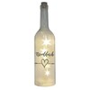 WB wohn trends LED Bottle with Norddeich Heart Motif, Grey,