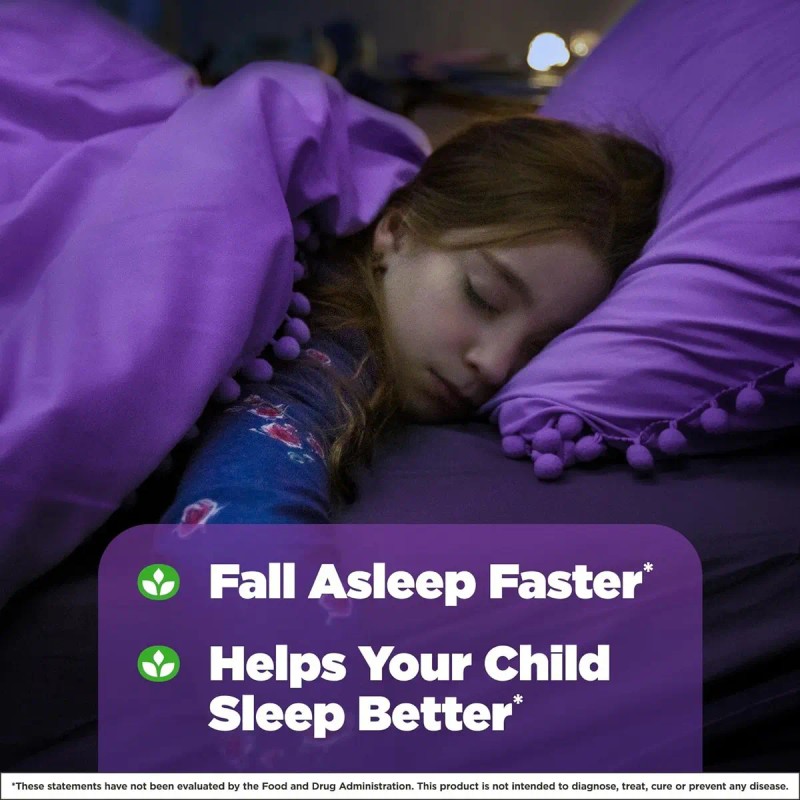 Natrol Kids Melatonina Niños 1mg Gomitas Sueño Frambuesa