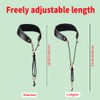Dowite Adjustable Saxophone Neck Strap - Premium Leather for Comfortable