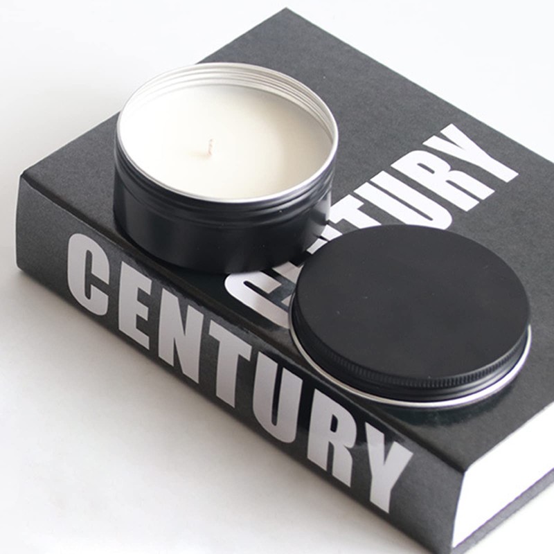 Tosnail 48 Pack 2 oz Round Tins with Screw Lids