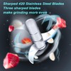 Vegetable Chopper, Electric Garlic Chopper, 250ML USB Rechargeable Mini Blender,