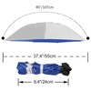 NEW-Vi Fishing Umbrella Hat Folding Sun Rain Cap Adjustable Multifunction
