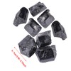Akozon Black Tourmaline Natural Quartz Crystal Black Crystal Tourmaline Raw