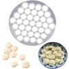 Silver Ravioli Dumpling Mold, 37 Holes Metal Ravioli Maker, Russian