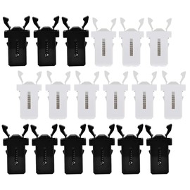 Operitacx 60 Pieces Wheelie Bin Switch Buckles Plastic Trash Bin Lock Replacement Catch Latch Waste Bin Pressure Switch Lock