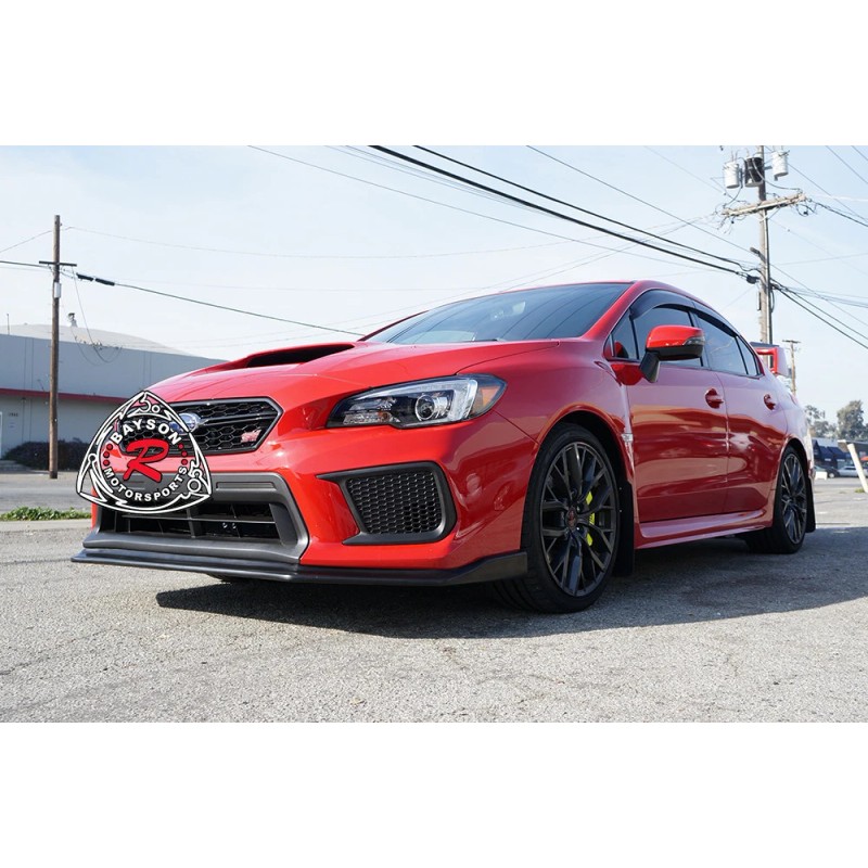 BaysonR Fits 18-21 Subaru WRX STi ONLY CS-Style Front Lip