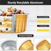 EUSOAR Disposable Creme Brulee Ramekins, 50pcs 5oz Baking Cups Ramekins