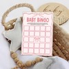 WUAWN Baby Shower Bingo Game Cards, Pink Bow Bingo Game